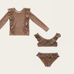 NWT Jamie Kay Emma Bikini & Olivia Rashguard Set - Amelie Floral